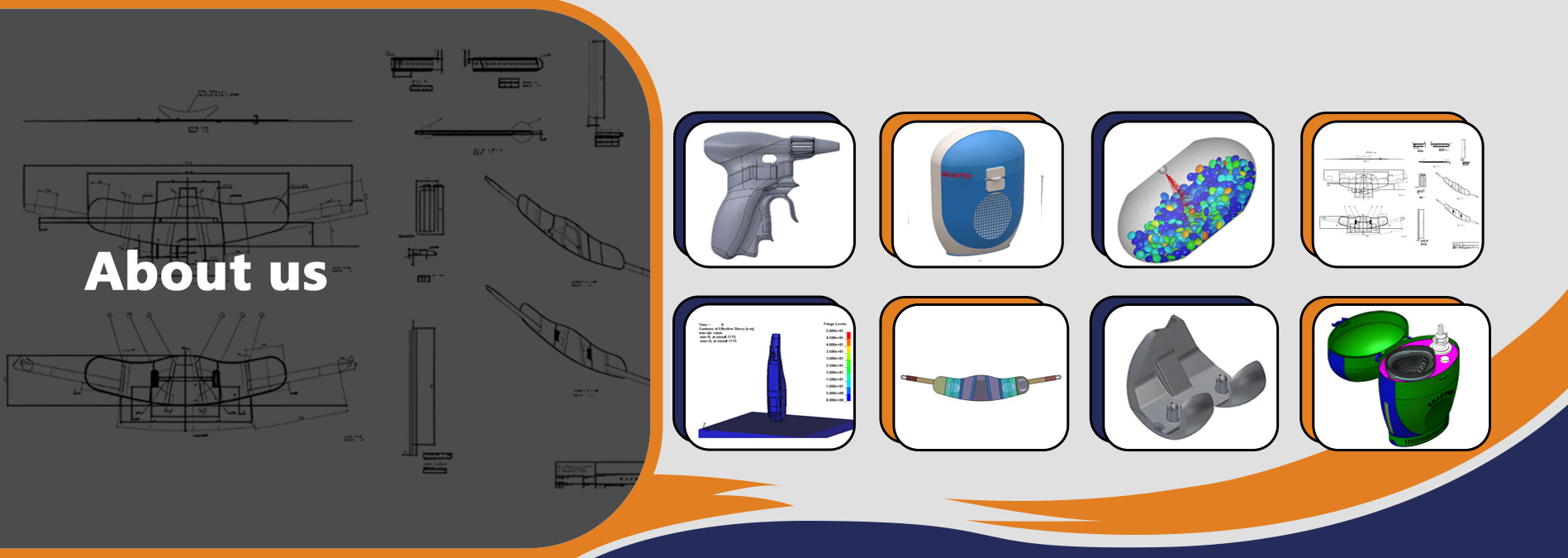 Industrial machineries banner